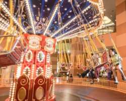 The mall also has a fun place for kids with numerous exciting rides.